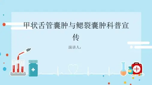 甲状舌管囊肿与鳃裂囊肿科普宣传PPT