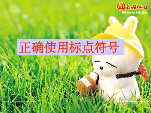 高中语文正确使用标点符号ppt课件