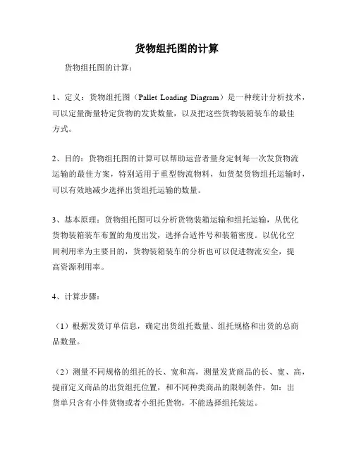 货物组托图的计算