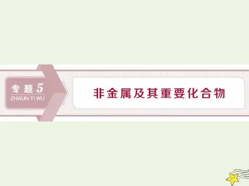 (京津鲁琼版)202x版高考化学一轮复习第15讲碳、硅及无机非金属材料