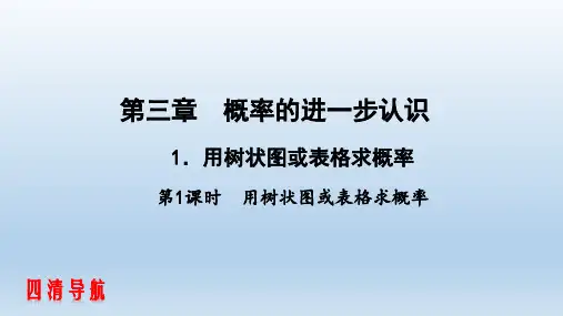 数学九年级上册第3章概率的进一步认识 作业课件 北师大版