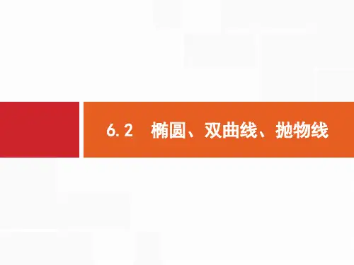 2019年高考数学(文科)二轮专题突破课件：专题六 直线、圆、圆锥曲线 6.2 .pdf