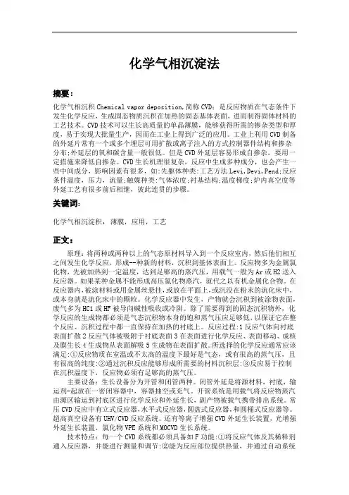 化学气相沉积法