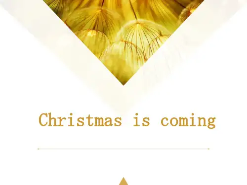 《Christmas is coming》PPT课件-广州版四年级英语下册