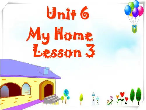 人教版新起点小学英语三年级下册Unit 6 My Home Lesson 3 课件 2