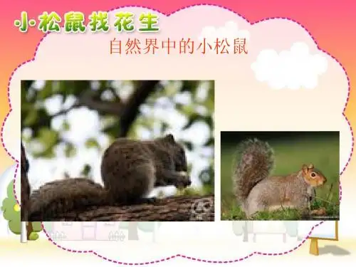 人教版一年级上册 课文16 《小松鼠找花生》