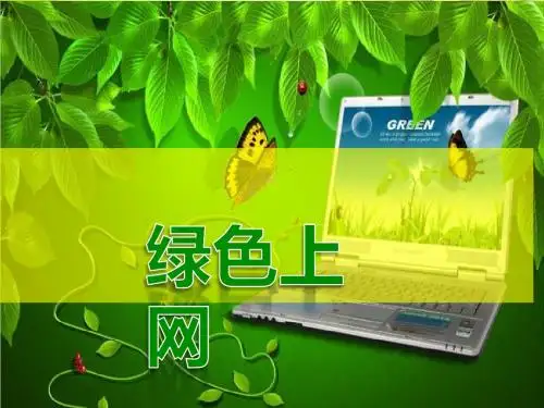 最新班主任辅导员中小学主题班会队会绿色上网1(1)精品课件