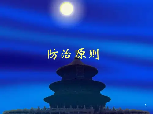 中医基础理论防治原则ppt课件