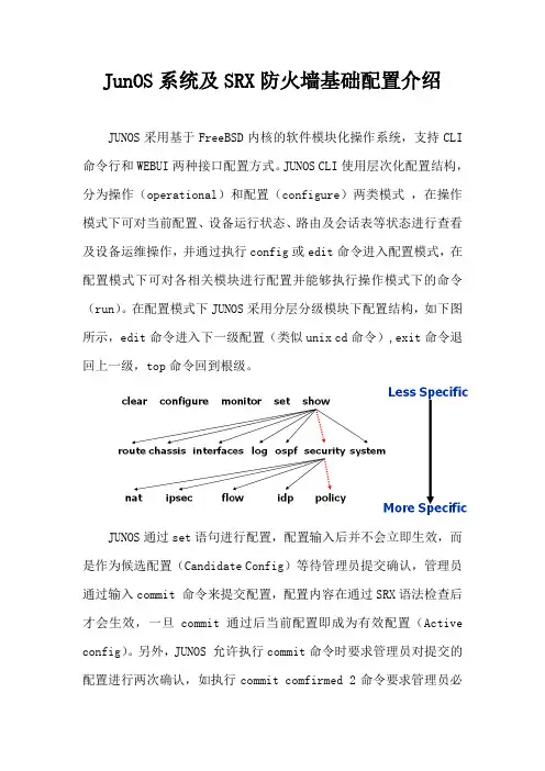 JunOS系统及SRX防火墙基础配置介绍