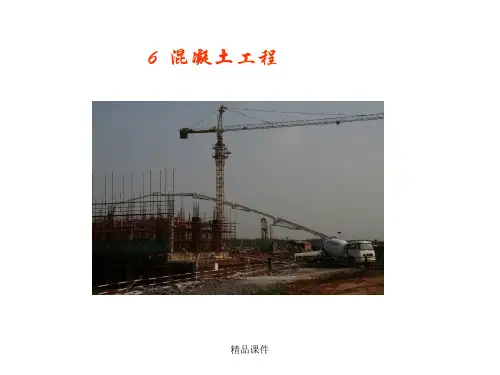 东南大学郭正兴土木工程施工混凝土工程ppt课件