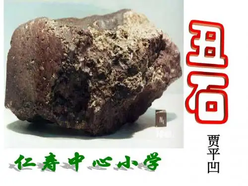 北师大语文六年级上册公开课丑石PPT