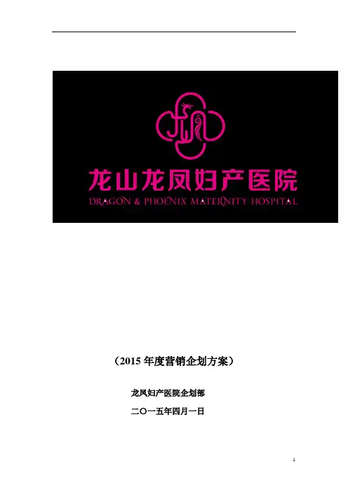 2015年xxx妇产医院最新战略营销方案