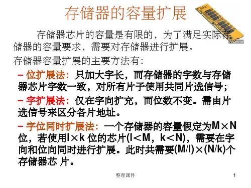 存储器的容量扩展