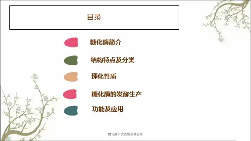 糖化酶研究进展及其应用