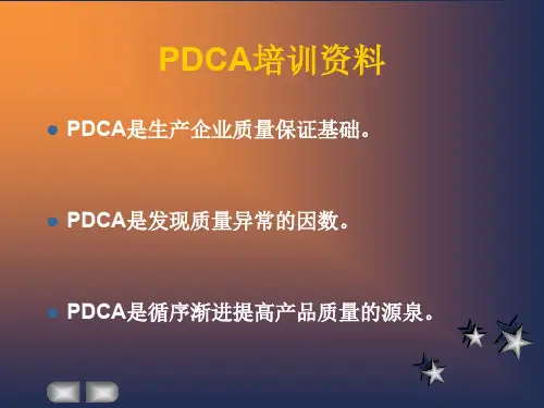 PDCA循环管理与5W2H目标