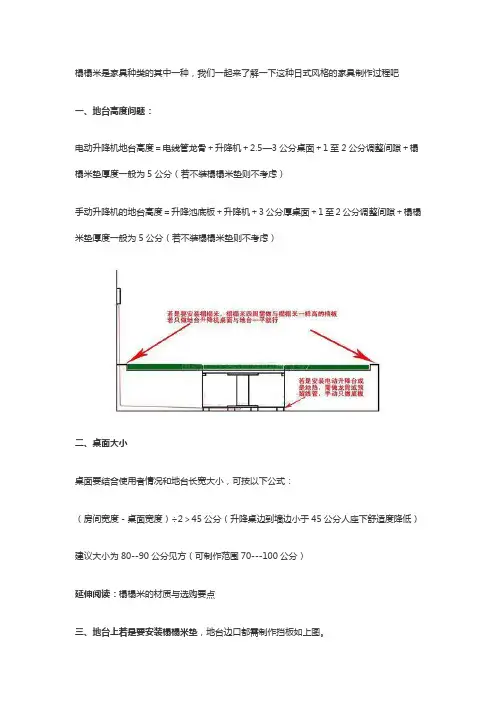 榻榻米的制作工艺与过程