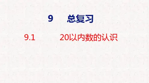 小学数学一年级上册9.1 20以内数的认识