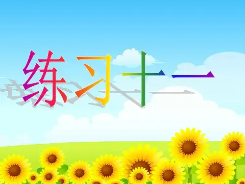 苏教版四年级数学下册第六单元9练习十一ppt课件(2015~2016新教材)