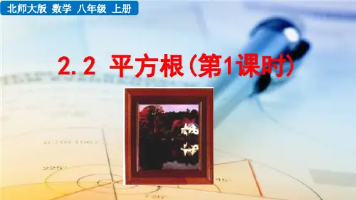 2023年北师大版数学八年级上册2平方根(第1课时)优选课件