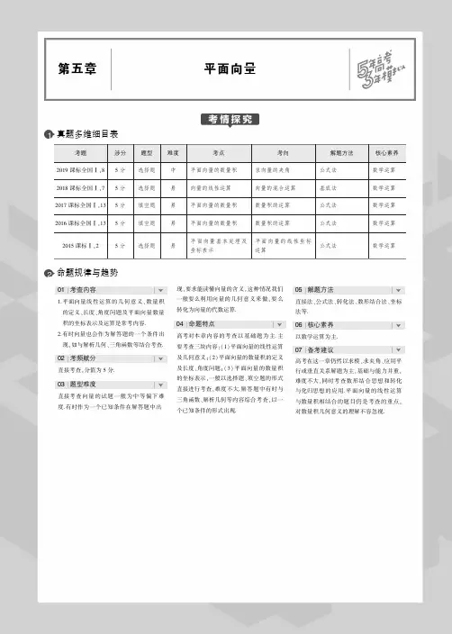 第五章5.1 平面向量的概念及线性运算、平面向量基本定理