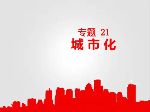 专题21城市化-课件