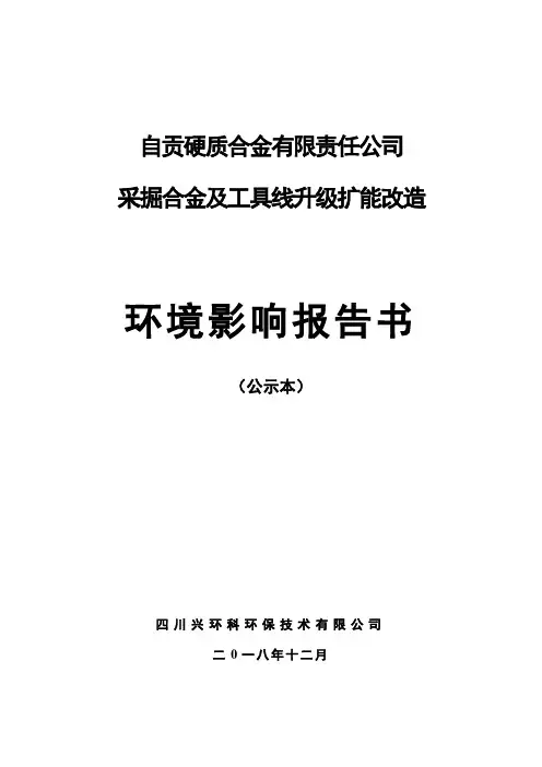 自贡硬质合金有限责任公司