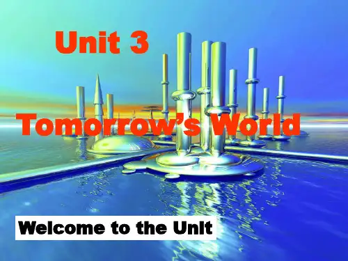 译林英语模块四Unit3 Welcome to the Unit(共31张PPT)