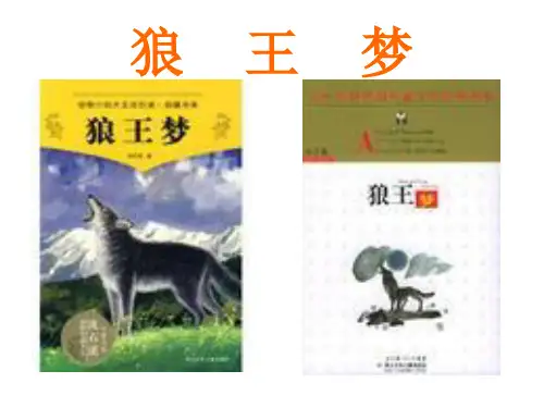 狼王梦       导读课