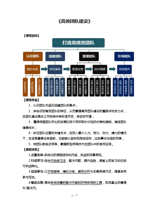 《高效团队建设》