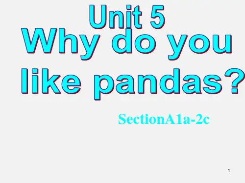人教版英语七年级下册 Unit 5 SectionA 1a-- 2c 课件