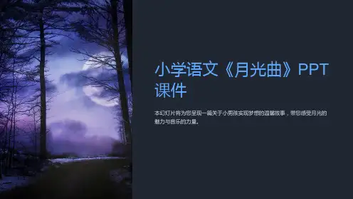 《小学语文《月光曲》课件