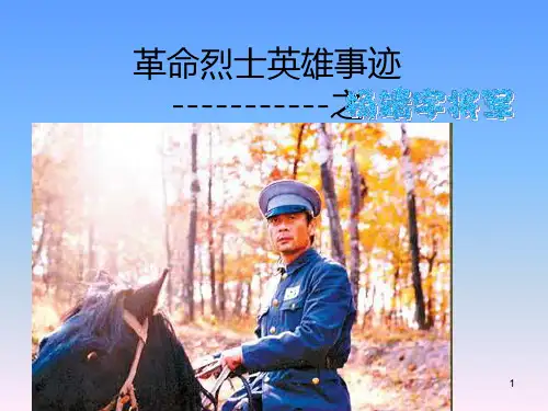 革命烈士-杨靖宇PPT课件