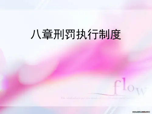 刑罚执行制度教材(PPT 48张)