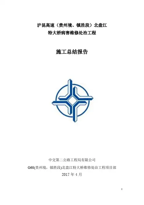 北盘江特大桥施工总结报告