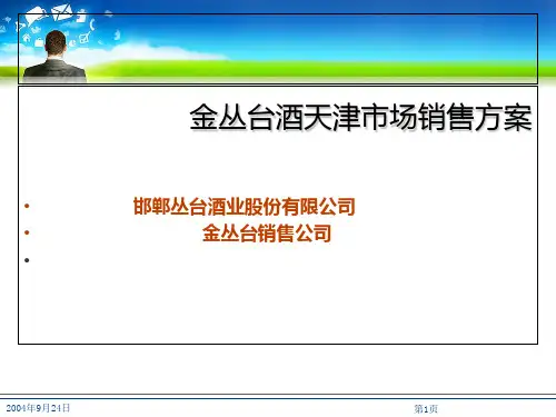 某白酒市场营销方案(ppt 35页)