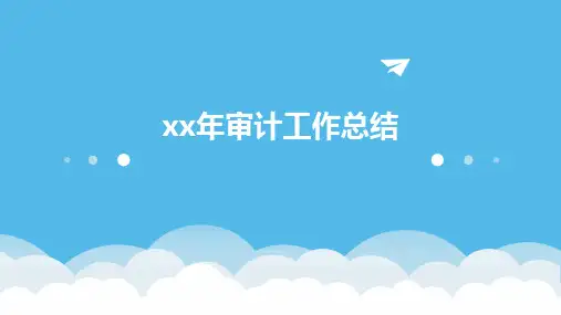 xx年审计工作总结PPT