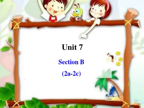 七年级英语上册《Unit 7 How much are these socks Section 》课件 B 2a-2c