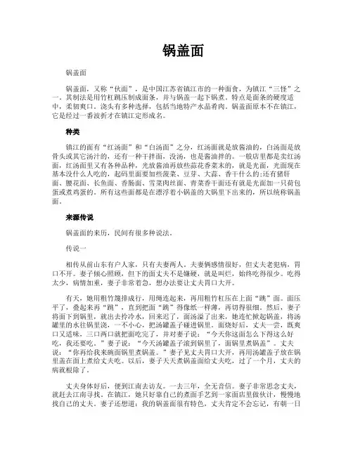 锅盖面-专业文档!