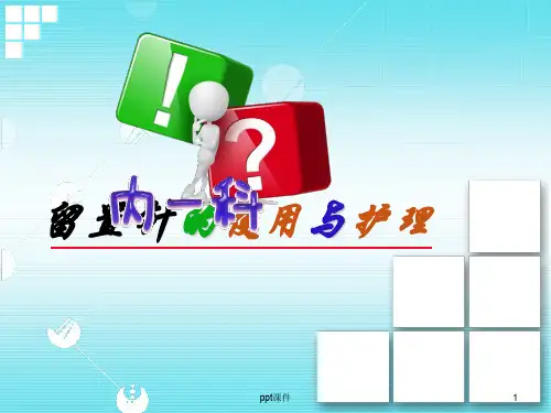 留置针的使用与护理  ppt课件