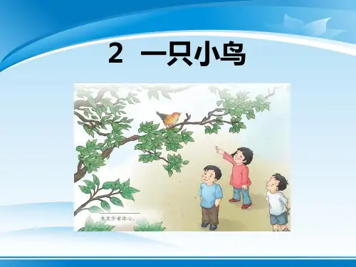 《一只小鸟》PPT【推荐PPT课件】