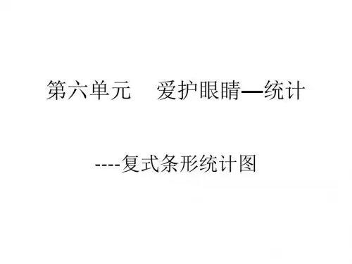 最新青岛版数学五年级下册《复式条形统计图》ppt课件