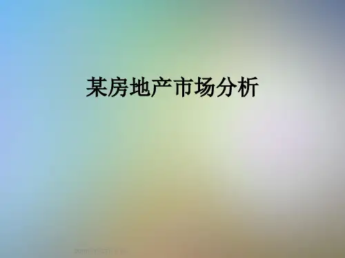 某房地产市场分析