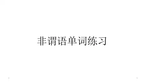 高中英语非谓语动词专项练习 课件 17张ppt