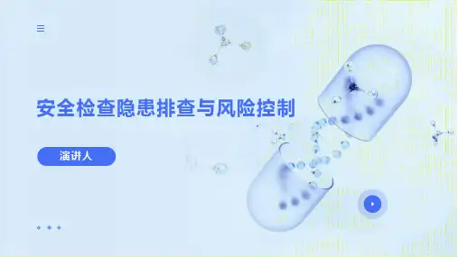 安全检查隐患排查与风险控制