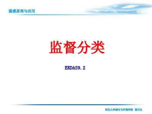 图示监督分类ERDAS9.2