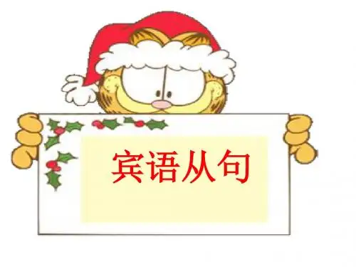 中考英语复习 宾语从句 课件(共25张PPT)