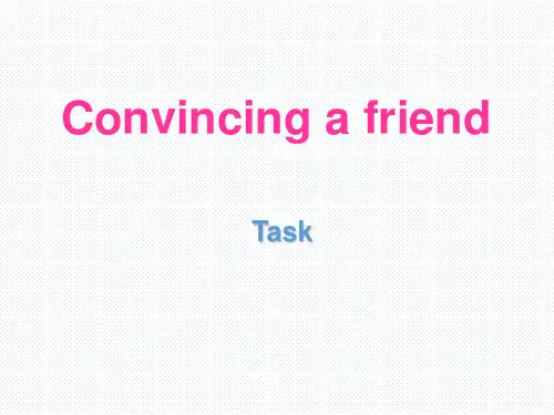 新译林牛津版高中英语选修10课件：Unit 2 Task(共13张PPT)