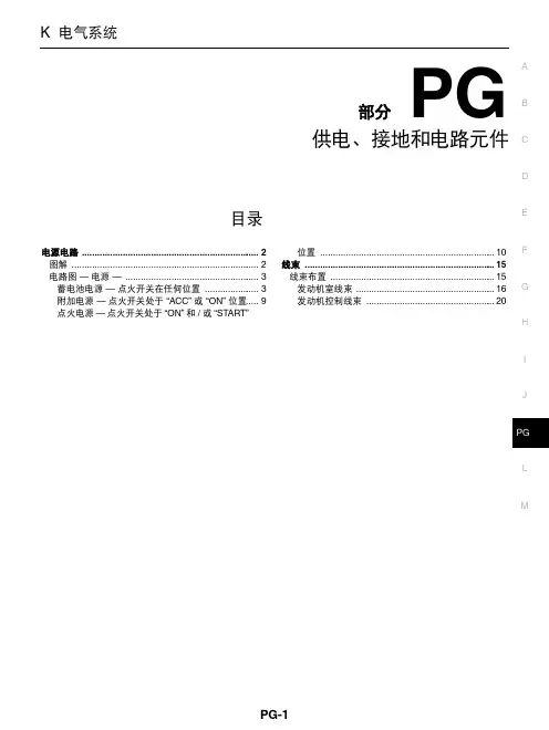 2005东风日产天籁电路图册 OBD增补