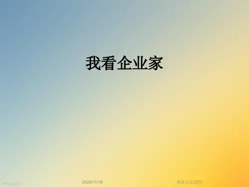 我看企业家[1]