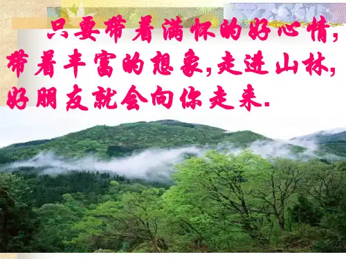 2019最新人教版六年级语文上册：山中访友(1)-优质课件